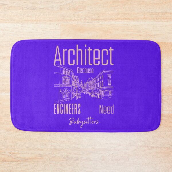 Item preview, Architect Because Engineers Need Babysitters (purple)  designed and sold by Novelty-Shirts.