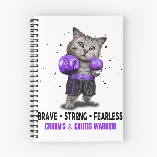 Item preview, Crohn's & Colitis Warrior - BRAVE STRONG FEARLESS designed and sold by Berriosly.