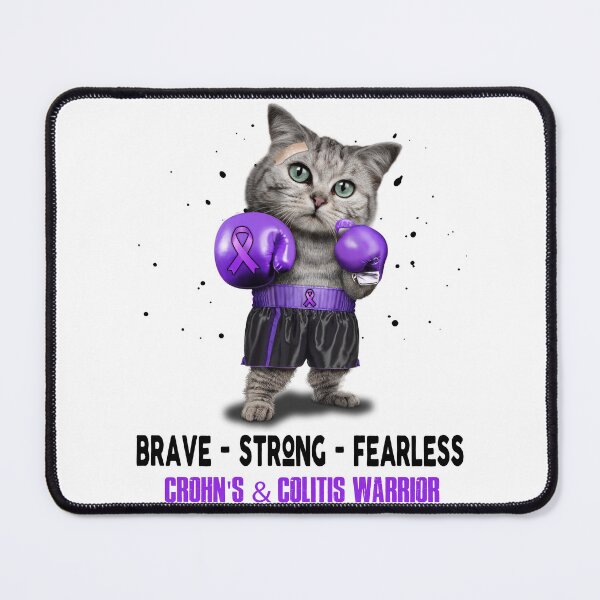 Item preview, Crohn's & Colitis Warrior - BRAVE STRONG FEARLESS designed and sold by Berriosly.