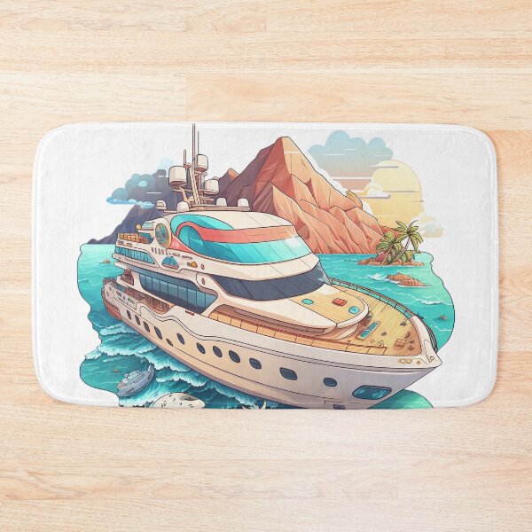 Item preview, Yacht Adventures 4 | Colorful Cartoon Travel designed and sold by Sunchaser World.