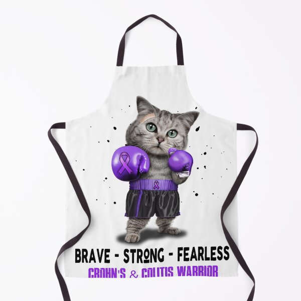 Item preview, Crohn's & Colitis Warrior - BRAVE STRONG FEARLESS designed and sold by Berriosly.