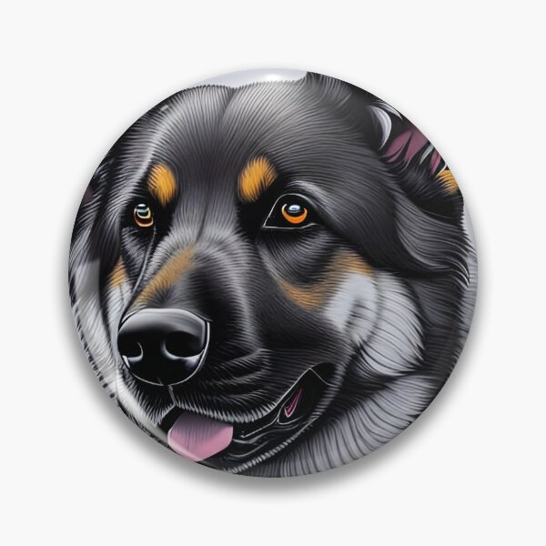 Item preview, Cute German shepherd puppy, charcoal drawing, Ai Generated Art  designed and sold by ACC .