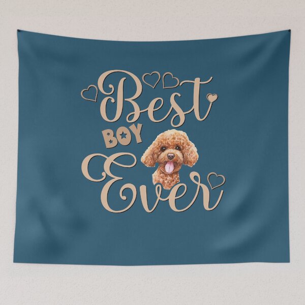 Item preview, Best boy ever poodle  designed and sold by TipTopTapo.
