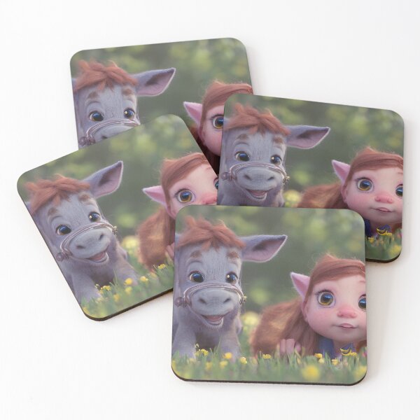 Item preview, Emily and her best friend Lexi the donkey! designed and sold by BabyShmoopies.