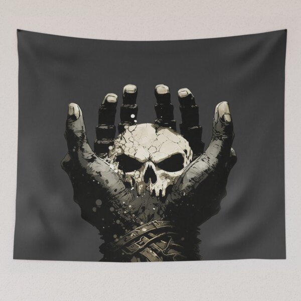 Item preview, Skull Hand Skeleton Head Bones  designed and sold by CoyoteStudio.