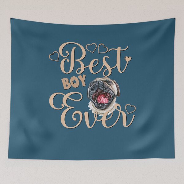 Item preview, Best boy ever pug designed and sold by TipTopTapo.