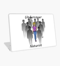Undercover Naturist (Female) Laptop Skin