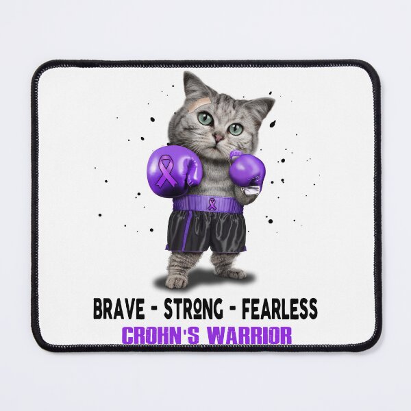 Item preview, Crohn's Warrior - BRAVE STRONG FEARLESS designed and sold by Berriosly.