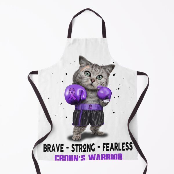Item preview, Crohn's Warrior - BRAVE STRONG FEARLESS designed and sold by Berriosly.