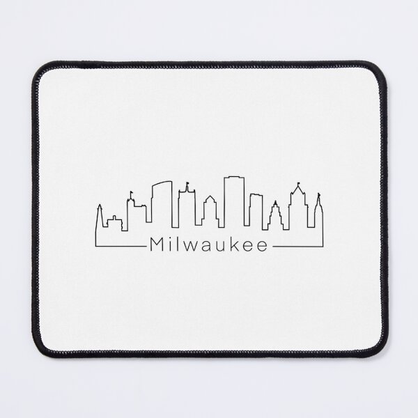Item preview, Milwaukee Wisconsin Skyline Line Art Drawing designed and sold by Sunny Side Up Creative.