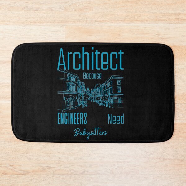 Artikelvorschau, Architekt, weil Ingenieure Babysitter brauchen (Blaupause) entworfen und verkauft von Novelty-Shirts.
