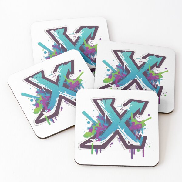 Item preview, Letter X Graffiti designed and sold by MJ ⭐⭐⭐⭐⭐.