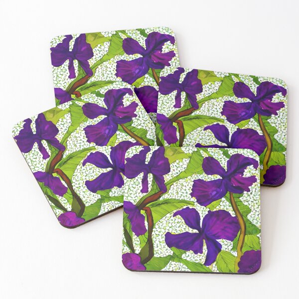 Item preview, Purple hibiscus flower designed and sold by gramizzia.