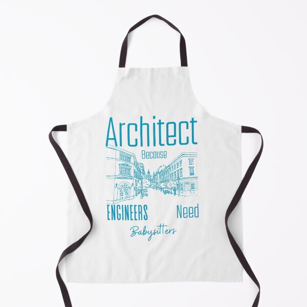 Item preview, Architect Because Engineers Need Babysitters (Blueprint)  designed and sold by Novelty-Shirts.