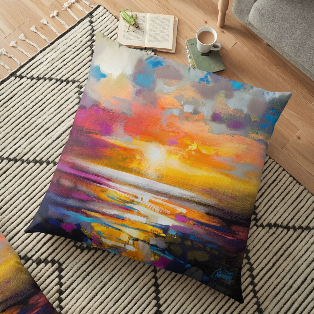 Vivid Light 1 Floor Pillow