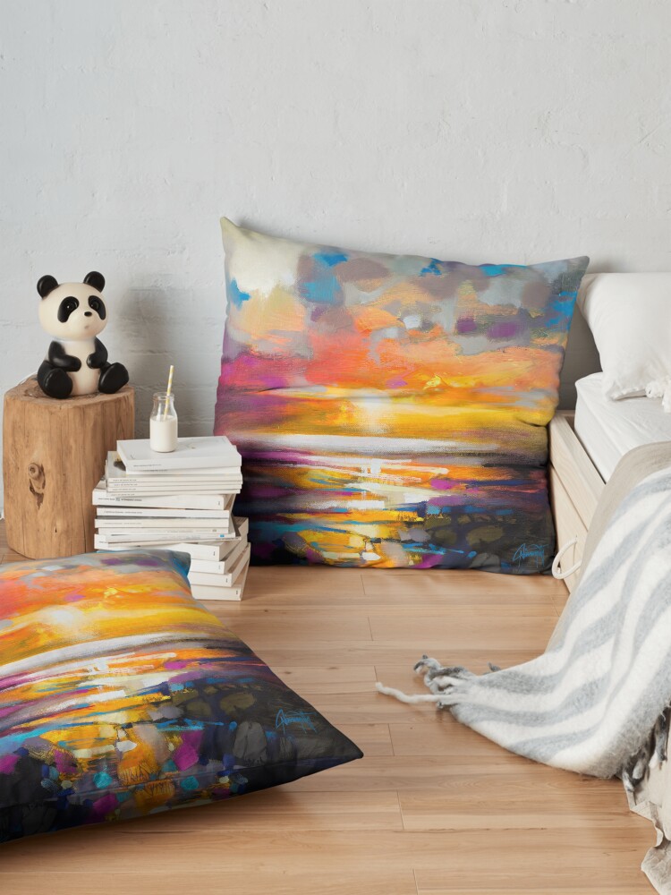 Alternate view of Vivid Light 1 Floor Pillow