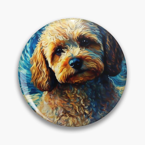 Item preview, Cavoodle Starry Night, Cute Cavapoo designed and sold by Orianah.