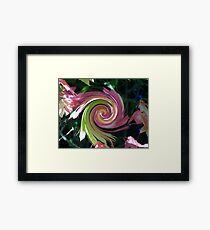 Changing Leaves Swirled Framed Print
