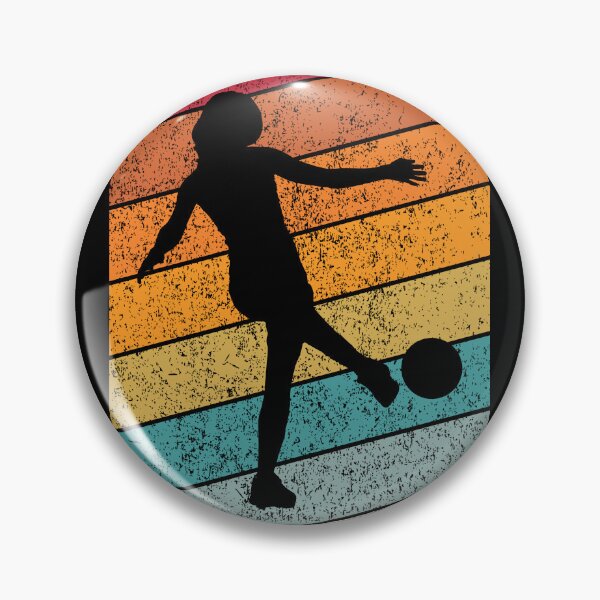 Item preview, Female Soccer Football Outdoor Sports Retro Sunset Design designed and sold by up4tee.