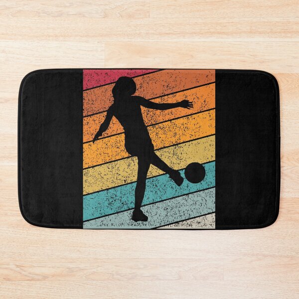 Item preview, Female Soccer Football Outdoor Sports Retro Sunset Design designed and sold by up4tee.
