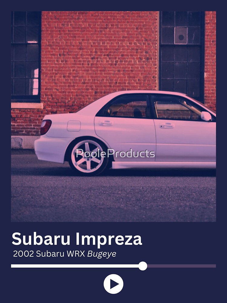 "JDM Subaru Impreza 2002 Subaru WRX bugeye" Sticker for Sale by