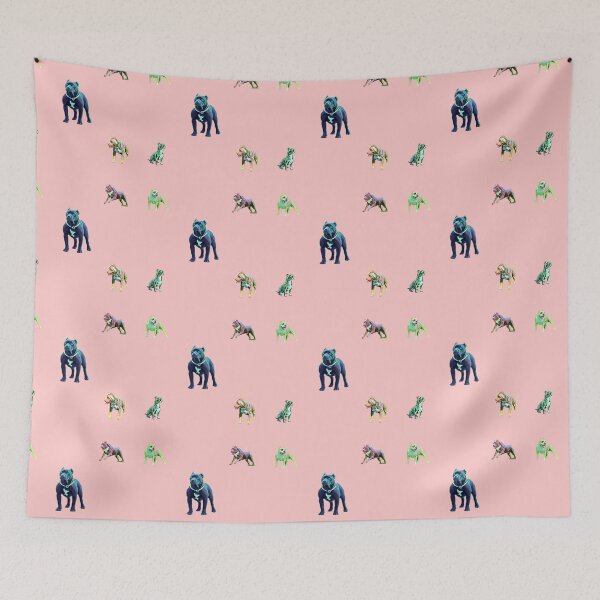 Item preview, Pitbull Mix Pattern and Sticker pack - Pink  designed and sold by Dude  Stuff.