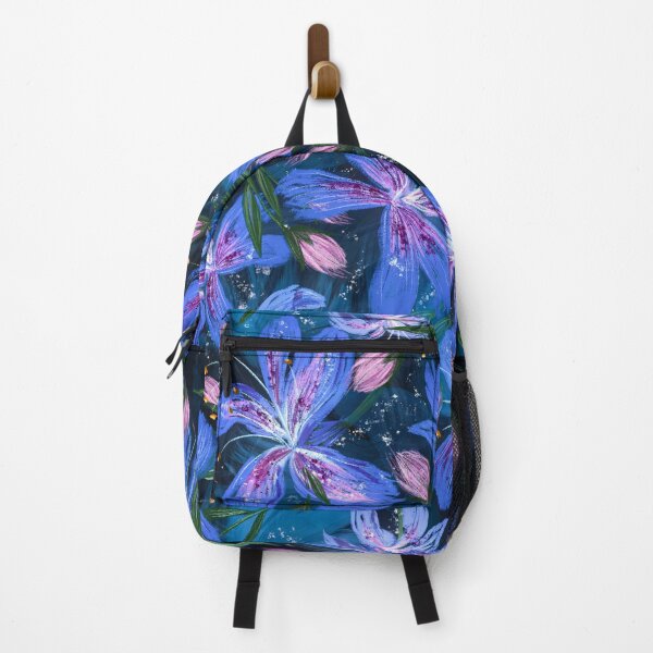 Item preview, Blue and Pink Cool Toned Stargazer Lilies designed and sold by MoonlightMoth.