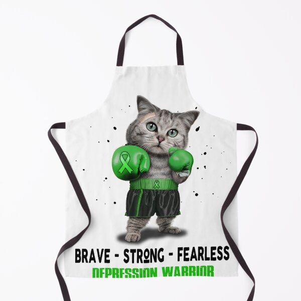 Item preview, Depression Warrior - BRAVE STRONG FEARLESS designed and sold by Berriosly.