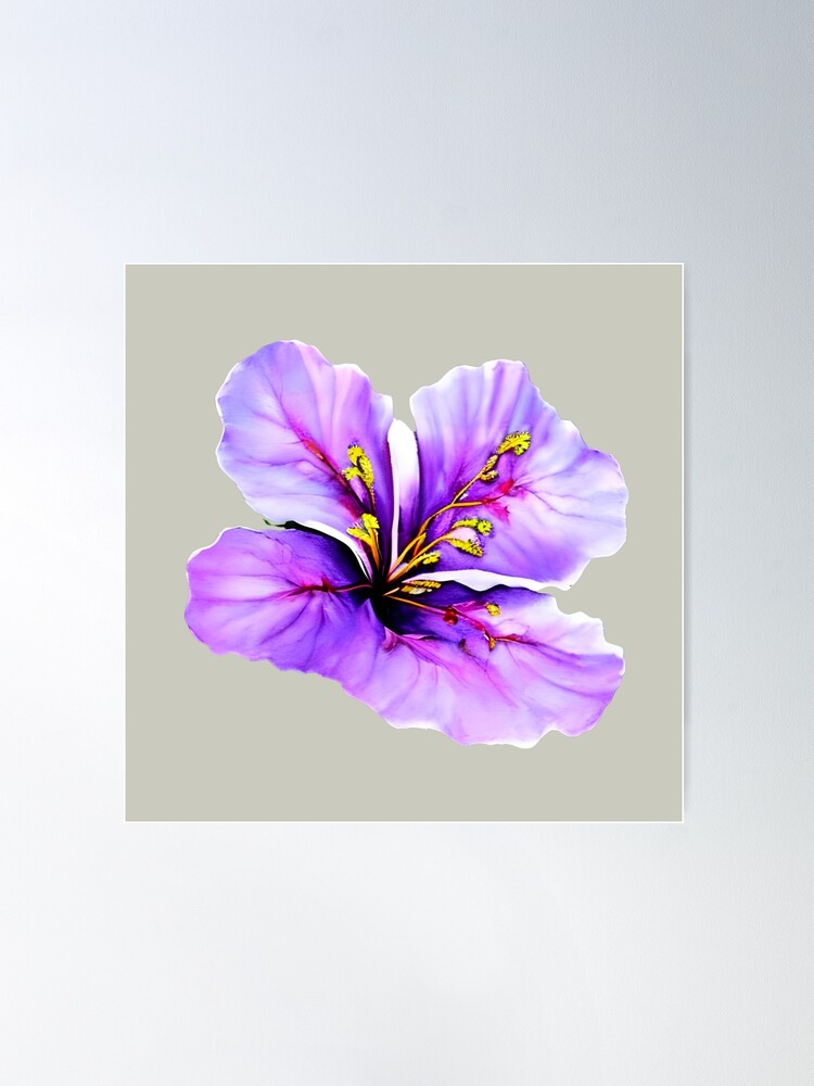 Purple Hibiscus Limited discount Edition Giclee