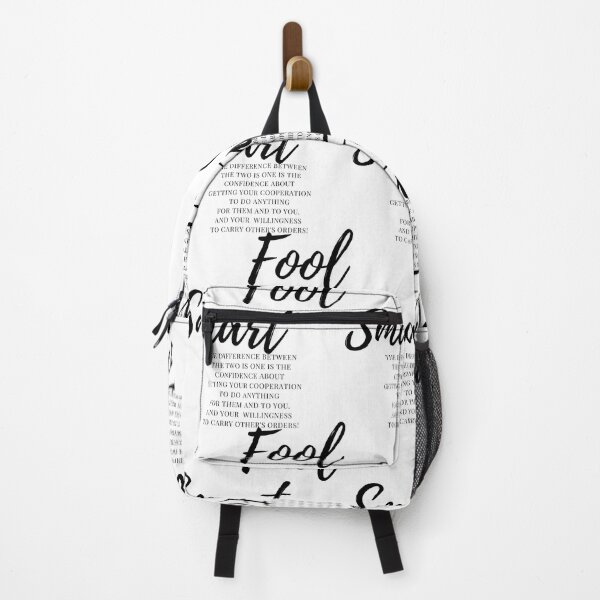 Item preview, The difference between smart and fool is, smart is confident about getting your cooperation to do anything for and to you. designed and sold by Finds.