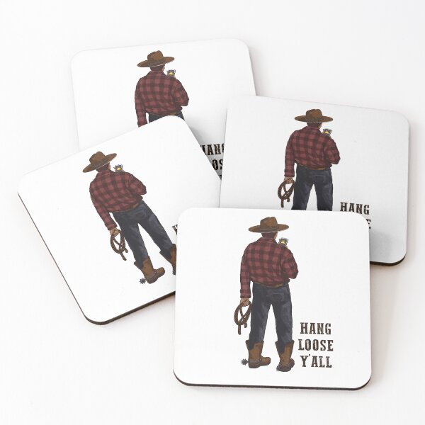 Item preview, Hang Loose Y’all Cowboy designed and sold by CleverILY.