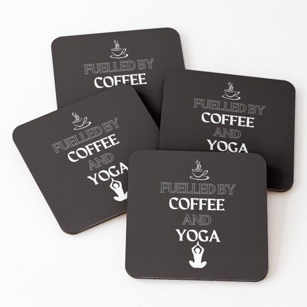 Artikelvorschau, Angetrieben von Kaffee und Yoga für Mütter entworfen und verkauft von scoutsunlimited.