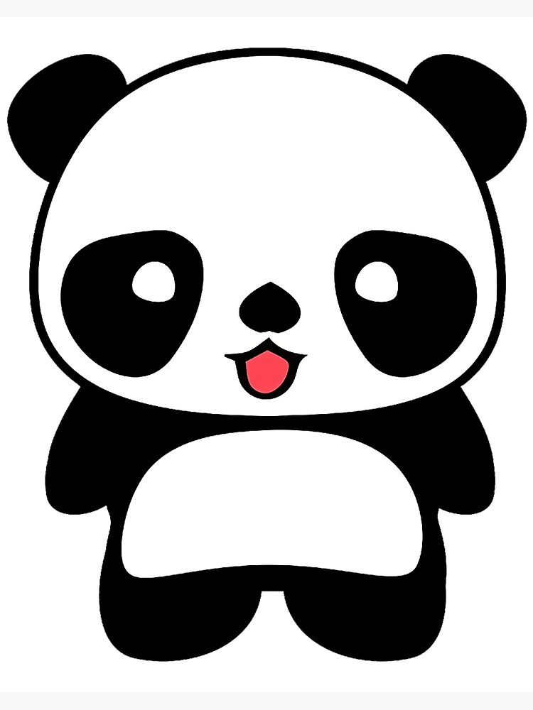 Kawaii Panda | Art Board Print