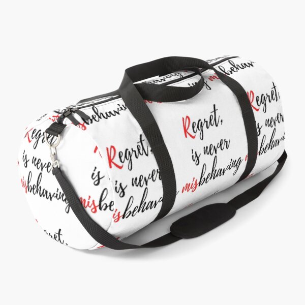 Item preview, Regret is never misbehaving designed and sold by Finds.