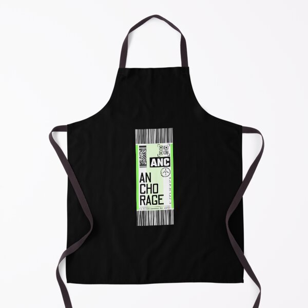 Item preview, ANCHORAGE ANC alaska classic luggage tag airport stickers designed and sold by LeddsoDello.