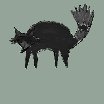 Artwork thumbnail, Silly Raccoon by RaspberryPunch