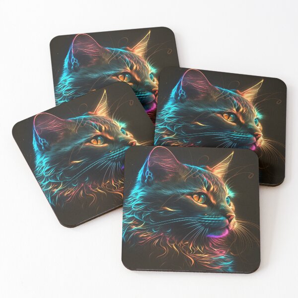 Item preview, Ethereal Glow Cat designed and sold by CosmicBee.