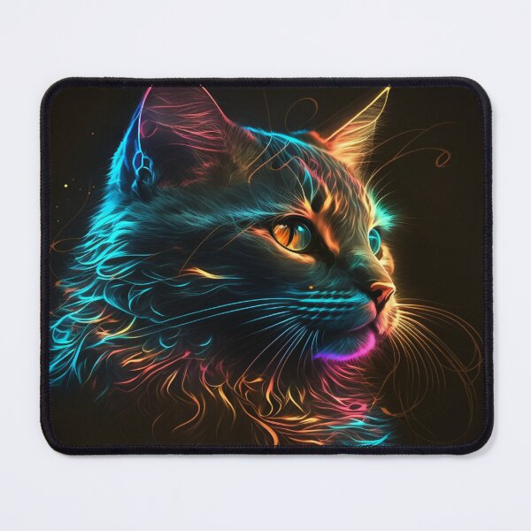 Item preview, Ethereal Glow Cat designed and sold by CosmicBee.