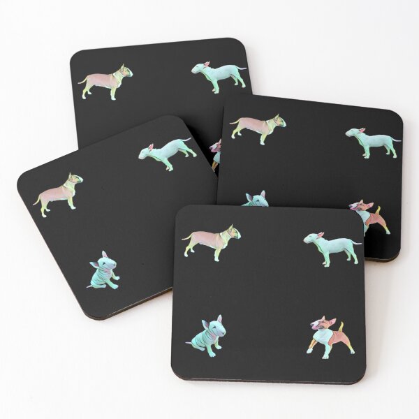 Item preview, Best Bull Terrier Pattern and Sticker pack - Black  designed and sold by Dude  Stuff.