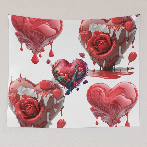 Item preview, Red Heart Valentine's Day designed and sold by ORIGENcreate.