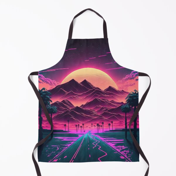 Item preview, Neon Sunrise Over the Mountains designed and sold by Mullet Monkey.