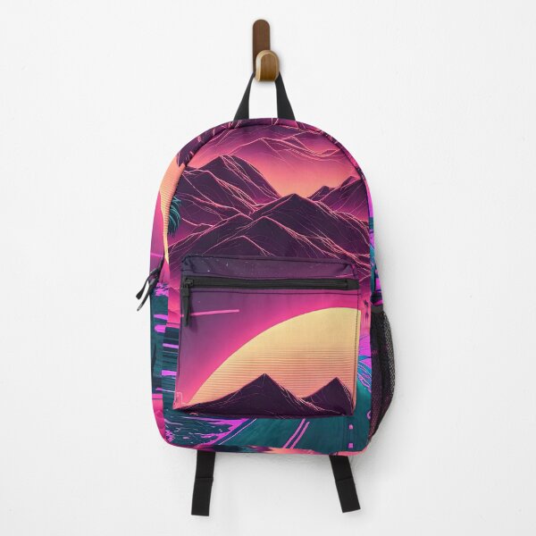 Item preview, Neon Sunrise Over the Mountains designed and sold by Mullet Monkey.
