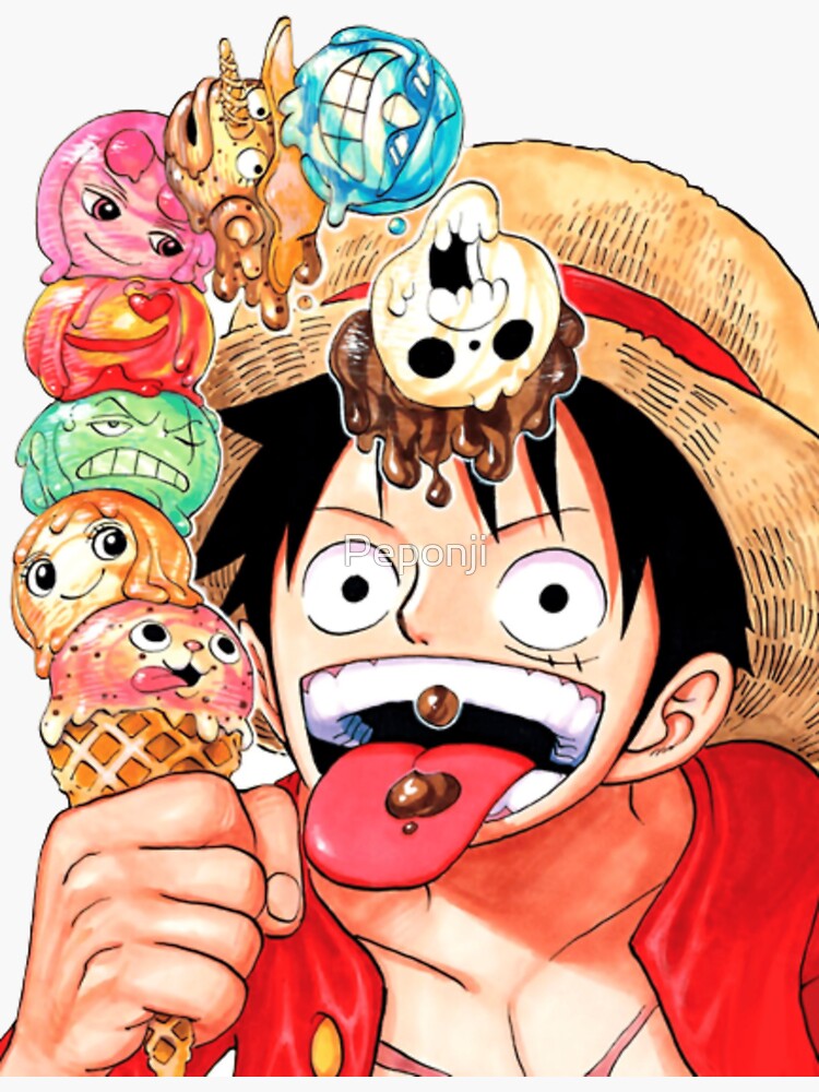 Luffy  Sticker for Sale by Matrixdesigner