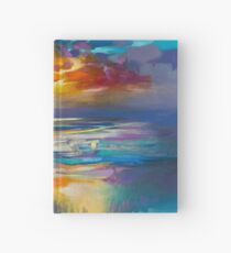 Liquid Cyan Hardcover Journal