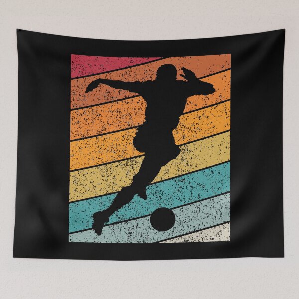 Item preview, Male Soccer Football Outdoor Sports Retro Sunset Design designed and sold by up4tee.