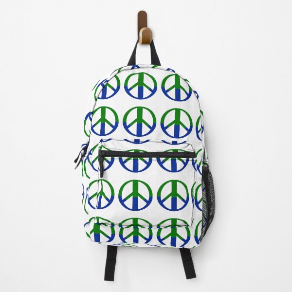 Item preview, Blue and green peace sign  designed and sold by Rachel the Artist .