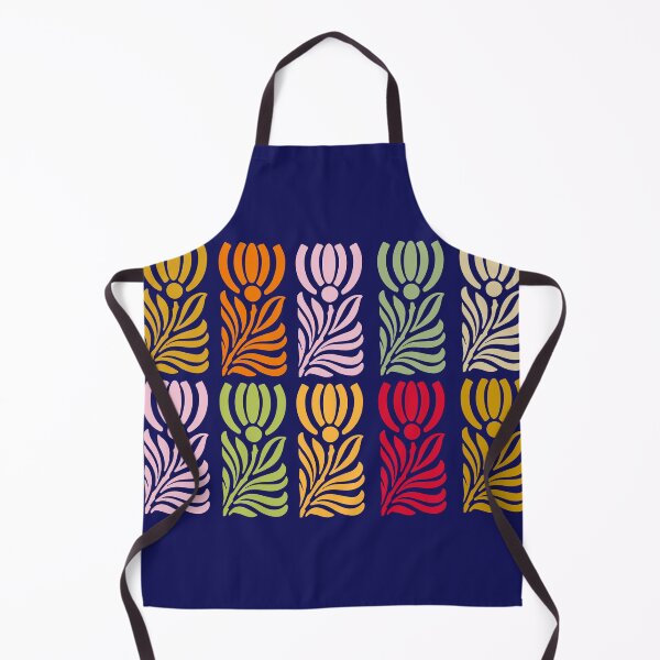 Item preview, Art Deco Multicolored Tulips Stencil Flowers  designed and sold by Anna Lemos.