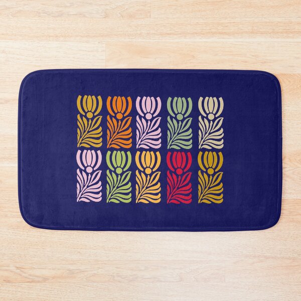 Item preview, Art Deco Multicolored Tulips Stencil Flowers  designed and sold by Anna Lemos.