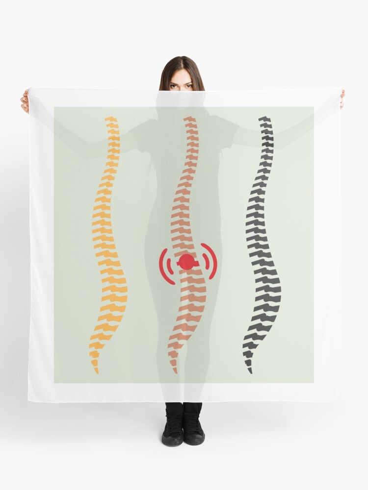 Spine Scarf for Sale by vectorworks51