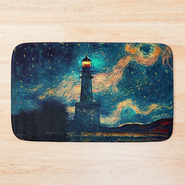 Item preview, The starry lighthouse, Lighthouse painting designed and sold by Christophe Henin.